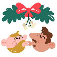 Pegatinas de Navidad. Un projet de Animation 2D, Illustration numérique et Illustration vectorielle de Jaime Hayde - 18.12.2019