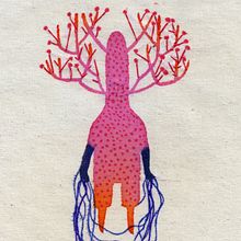 Cosmotheoros. Un progetto di Ricamo, Illustrazione tradizionale e Pittura acrilica di Alejandra Acosta - 18.12.2019