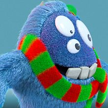 Monstruo: Creación de pelo 3D con XGen de Maya 01. Un proyecto de 3D y Diseño 3D de Angel Gerardo Reyes Ortiz - 18.12.2019