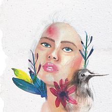Mi Proyecto del curso: Retrato ilustrado en acuarela. Traditional illustration project by Maria Fernanda Angulo - 12.19.2019