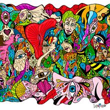 Conexiones Ein Projekt aus dem Bereich Artistische Zeichnung, Concept Art, Design, Digitales Design, Digitale Illustration, Bildende Künste und Urban Art von Lokopanxo Art - 19.12.2019