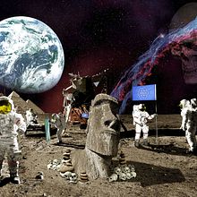 Moon 3069 Ein Projekt aus dem Bereich Concept Art, Design, Digitales Design, Fotoretuschierung und Collage von Lokopanxo Art - 20.12.2019