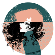 Nuevo proyecto "SUSPICIOUN". Traditional illustration, and Digital Illustration project by Skaiste G. - 12.20.2019