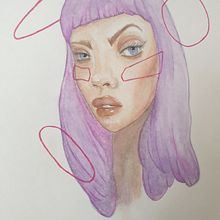 My project in Illustrated Portrait in Watercolor course. Un progetto di Pittura ad acquerello di Nikki Wouters - 20.12.2019