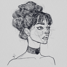 Face studies.  project by Nahomi Luna - 12.21.2019