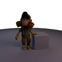 Mi Proyecto del curso: Rigging y deformación de un personaje Ein Projekt aus dem Bereich 3-D-Animation und Rigging von Salvador Andres Ramirez Sanchez - 21.12.2019