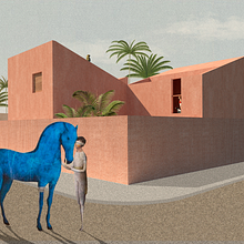 Mi Proyecto del curso: Representación gráfica de proyectos arquitectónicos. Un proyecto de Arquitectura, Arquitectura digital, Collage, Ilustración tradicional, Ilustración digital y Post-producción fotográfica		 de José Alberto Martínez Pérez - 22.12.2019