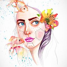 My project in Illustrated Portrait in Watercolor course. Projekt z dziedziny Projektowanie c i frowe użytkownika nahmmacher - 22.12.2019