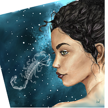 Mi Proyecto del curso: Retrato ilustrado en acuarela. Un projet de Dessin de amparom - 23.12.2019