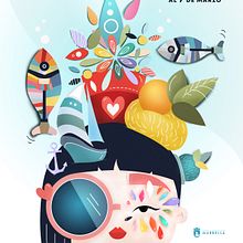 "Marbella Carnavalera" Mi Proyecto del curso: Ilustración vectorial con estilo. Un proyecto de Diseño, Diseño gráfico e Ilustración digital de Sofía Gregorio - 24.12.2019