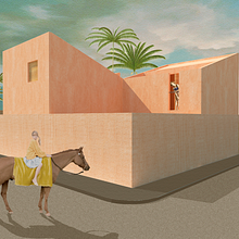 Meu projeto do curso: Representação gráfica de projetos arquitetônicos. Architecture, Collage, Traditional illustration, and 3D Modeling project by Yasmin Almeida - 12.24.2019