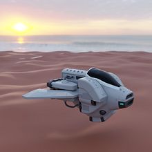 Diseño y modelado de nave espacial XA de reconocimiento Ein Projekt aus dem Bereich 3D, Concept Art, 3-D-Design, Digitales Design, Traditionelle Illustration und 3-D-Modellierung von Luis Fernando Del Águila Mejía - 29.10.2020