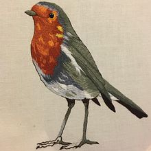Mi Proyecto del curso: Pintar con hilo: técnicas de ilustración textil. Un proyecto de Costura de Vanessa Arteaga - 26.12.2019