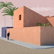 Moody skies and tentative figures.. Architecture project by miapulles142 - 12.26.2019