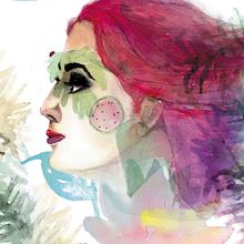 Chica en Rojo. Traditional illustration project by Nerea - 12.26.2019