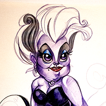 DISNEY. Drawing, Pencil Drawing, Artistic Drawing, and Traditional illustration project by Úrsula Gutiérrez Iranzo - 12.26.2014