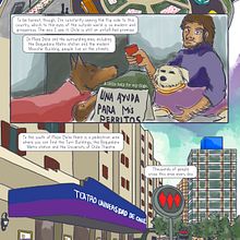 Plaza Italia - The Guardian. Un progetto di Fumetto, Disegno e Illustrazione digitale di Francisca Cárcamo Rojas - 13.09.2019