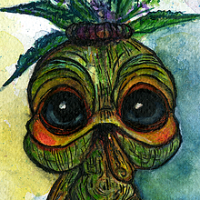 MANDRÁGORA_DIBUJO. Un proyecto de Dibujo, Ilustración tradicional y Pintura a la acuarela de Úrsula Gutiérrez Iranzo - 27.08.2019