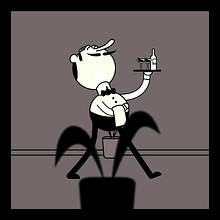 Baldomero el camarero. Un proyecto de Animación de personajes de Julio Rodríguez - 28.12.2019
