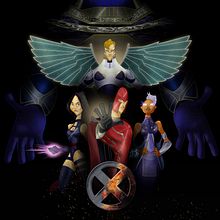 X-MEN Apocalypse. Un proyecto de Ilustración tradicional, Ilustración digital e Ilustración vectorial de La Cosecha Estudio Creativo - 28.12.2019