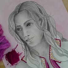 Ilustración bordada. Un projet de Beaux Arts , et Broderie de Laura Bello - 29.12.2019
