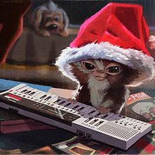 Gizmo Christmas. Ilustração tradicional e Ilustração digital projeto de Elysa Castro - 29.12.2019