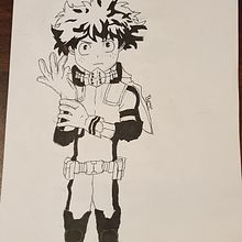 DEKU MY HERO ACADEMY. Pencil Drawing project by thomasdg - 04.22.2019