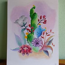 Mi Proyecto del curso: Pintura botánica con acrílico. Un proyecto de Ilustración botánica y Pintura acrílica de Rebeca - 26.01.2020