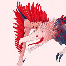 Serie 2 Criatura Floet 1: Sacliamthera. Un proyecto de Dibujo artístico, Ilustración tradicional e Ilustración digital de Alex Shagu - 30.12.2019