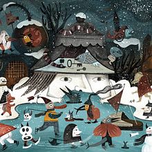 Calendario ilustrado. Un proyecto de Diseño, Diseño gráfico, Ilustración tradicional, Ilustración digital y Pintura a la acuarela de Flavia Z Drago - 31.12.2019