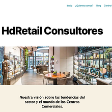 HdRetail.com todo sobre el Retail y Centros Comerciales.. Web Design project by Hugo Gil Gonzalez de Chaves - 01.09.2020