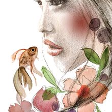 Mi Proyecto del curso: Retrato ilustrado en acuarela. Un proyecto de Bellas Artes de Maria Alvarez - 02.01.2020