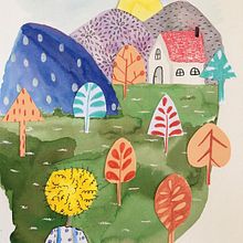 Meu projeto do curso: Introdução à ilustração infantil. Un proyecto de Collage, Creatividad, Dibujo a lápiz, Dibujo artístico e Ilustración infantil de Beatriz Más SaintMartin - 03.01.2020