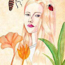 Mi Proyecto del curso: Retrato ilustrado en acuarela. Un projet de Illustration traditionnelle, Beaux Arts, Peinture, Dessin, Aquarelle, Dessin de portrait , et Dessin artistique de Juan Carlos García - 25.05.2021