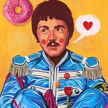 Paul e a Rosquinha / Paul and the doughnut. Ilustração tradicional, Ilustração digital, e Pintura projeto de breno_anjos - 03.01.2020