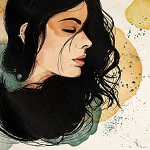 Mi Proyecto del curso: Técnicas de ilustración con acuarela digital. Un proyecto de Dibujo, Dibujo artístico, Dibujo de Retrato, Diseño digital, Ilustración digital, Pintura y Pintura a la acuarela de Karol Lemos - 03.01.2020