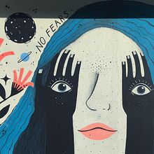No Fears (mural). Un proyecto de Dibujo, Pintura y Arte urbano de Anna Sánchez - 08.06.2019