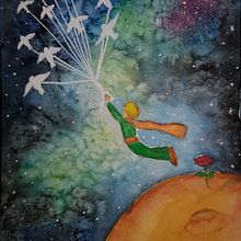 Le petit prince . Drawing project by Adriana Fea - 01.05.2020