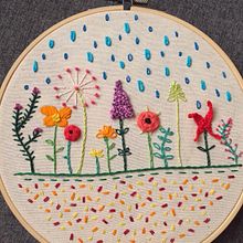 Mi Proyecto del curso: Técnicas básicas de bordado: puntadas, composiciones y gamas cromáticas. Embroider project by Miriam Rosillo Olmos - 01.06.2020