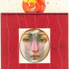 Collages con bordado sobre papel. Un proyecto de Collage, Bellas Artes, Bordado e Ilustración tradicional de Marina Gómez Mut - 06.01.2020