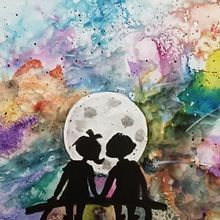 Contemplando la Galaxia. Un progetto di Illustrazione tradizionale di vicmirmir - 30.12.2018