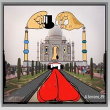 Taj Mahal . Creativitate, Desen, Facebook Marketing, Fotografie digitală & Ilustrație tradițională de Alberto Serrano Casaus - 01.06.2020