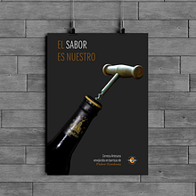 Cartel de campaña publicitaria cerveza artesanal. Advertising project by María Ortiz - 03.10.2019