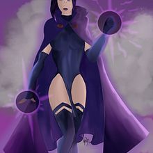 Mi Proyecto del curso: el poder de Raven. Projekt z dziedziny Komiks, R, sunek c, frow, Ilustracja c, frowa, Malarstwo c i frowe użytkownika Fernando Elgueta Alvarado - 11.04.2020