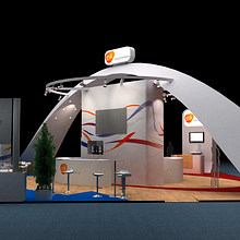 stand gsk duodart. Een project van 3D van Miguel Ángel Rodríguez Sánchez - 10.01.2020