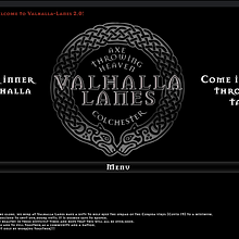 Valhalla Lanes es un lugar para tirar cuchillos y hachas en Reino Unido. 3D Animation, CSS, and HTML project by Alejandro Van Houtte - 03.20.2020