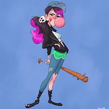 Try not to mess with her. Ein Projekt aus dem Bereich Concept Art, Design von Figuren und Digitale Illustration von René Efraín Velázquez Tenreiro - 08.01.2020