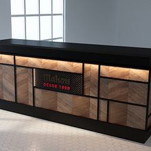Barras Mahou Megabrand. 3D, Decoration, Design, 3D Design, Interior Design, Product Design & Interior Decoration project by Adrián Pérez Berrocal - 01.08.2020