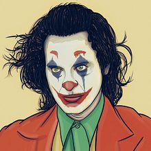 Ilustración Joker. Traditional illustration project by Esteban Belvís - 01.09.2020