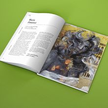 EDITORIAL - Ojos verdes. Design, Editorial Design, and Traditional illustration project by Iván Cuervo Berango - 06.16.2018